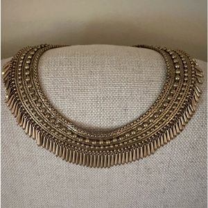 Stella & Dot Tansy Fringe Bib Necklace